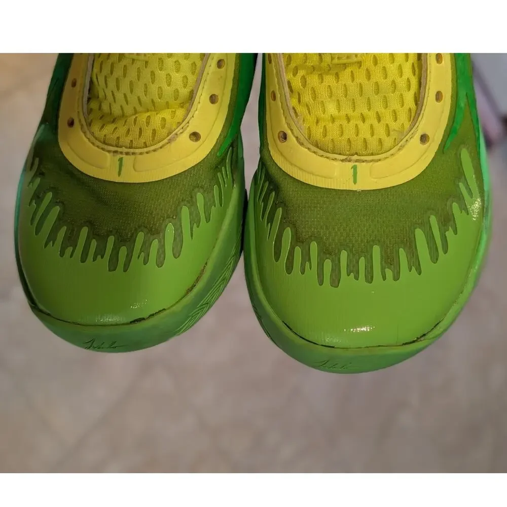 Rare Nickelodeon x Puma LaMelo Ball MB.02 'Slime' Shoes Sneakers Kids 4.5